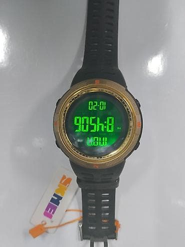 casio illuminator: Спортивные электронные часы SKMEI - Крупный круглый цифровой дисплей — 3