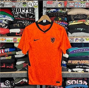 tech flecee nike: Оригинальная женская футболка джерси сборной Нидерландов KNVB — 2