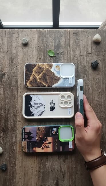 Стильные дизайнерские чехлы для iPhone 15 Pro Max. Особенности: -