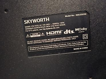 dolby: Телевизор Skyworth 50SUE9350, диагональ 50" Основные характеристики — 2