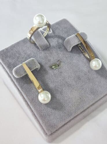 свадебные наборы ручной: Набор украшений, Проба 925, Женские, Новый — 6