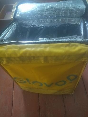Терморюкзак/сумка‑контейнер для доставки Glovo - Формат: жёсткая