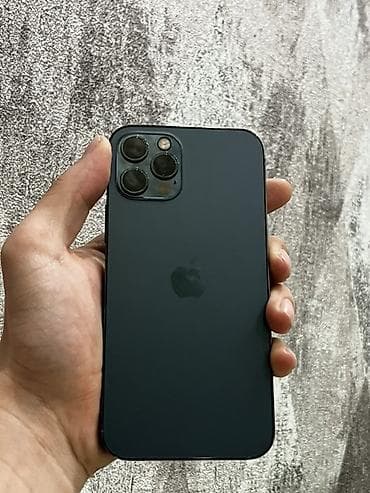 aphone 12: IPhone 12 Pro, Новый, 256 ГБ, Графит, Защитное стекло, Чехол, 84 % — 1