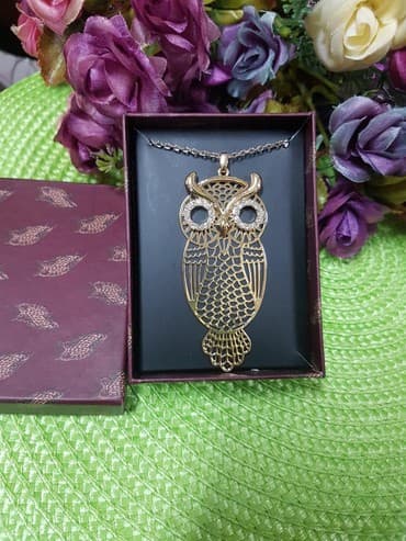 совы: Цепочка с подвеской " Сова" от Avon Длина цепочки: 71 см. Размеры — 1