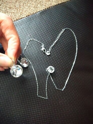 купить свадебное платье недорого: Продам колье swarovski crystals sparkling dance round, белые — 5