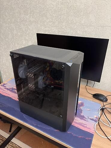 неттоп бишкек: ПК корпусу, Колдонулган, ATX, түсү - Кара — 3
