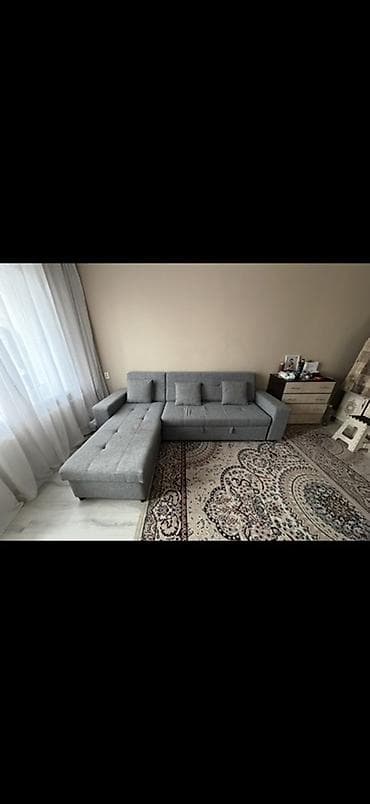 Угловые диваны: Угловой диван, C подушками — 3