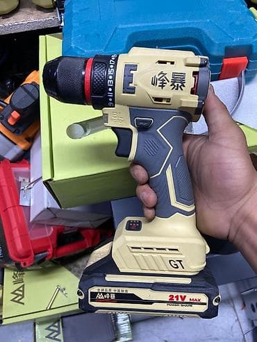 Кол араалар: Аккумуляторная ударная дрель‑шуруповерт 21V MAX (бесщеточный мотор) lalafo.kg да — 2 Кол араалар: Аккумуляторная ударная дрель‑шуруповерт 21V MAX (бесщеточный мотор) — 2