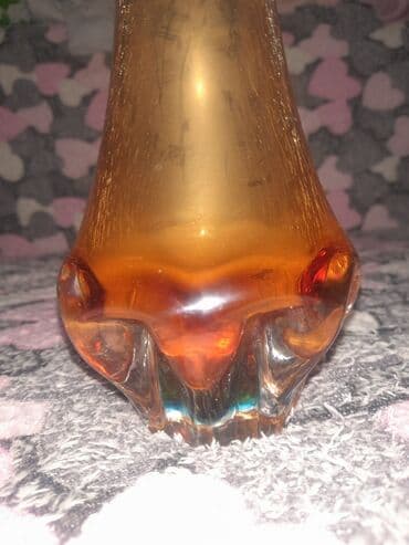 аниме товары: Высокая декоративная ваза из стекла - Материал: толстостенное стекло — 3