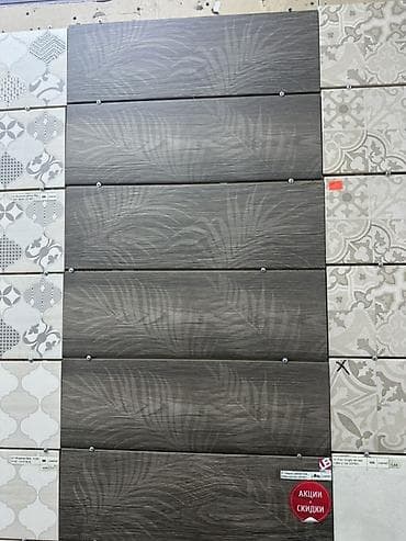 пальмовое: Представляем керамическую плитку, имитирующую темное дерево, с изящным — 1