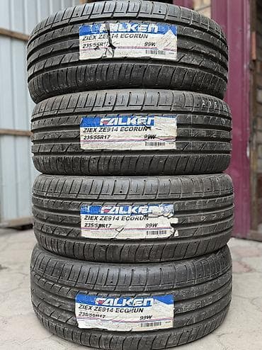 шини 235 55r17: 235/55/17 4 шт комплект в идеальном состоянии фирма Falken год 2020 — 1