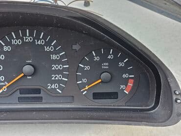 спидометры: Щиток приборов Mercedes-Benz 1997 г., Б/у, Оригинал, Германия — 4