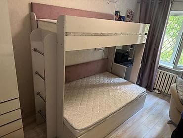 3 3: Двухъярусная кровать, Новый, С выкатной системой — 1