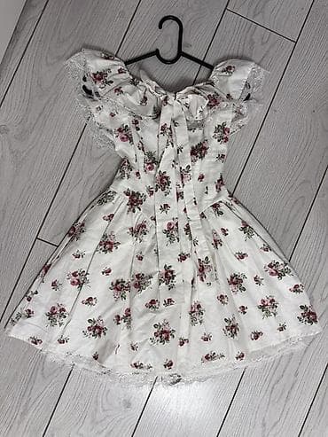 Күнүмдүк көйнөк, Жай, Кыска модель, Пахта, Крестьянка, M lalafo.kg да Күнүмдүк көйнөк, Жай, Кыска модель, Пахта, Крестьянка, M