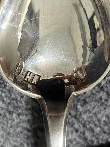 коллекционные монеты нбкр: Кофейные ложки. Серебро. Венгрия. 1872 г. Набор из 5 кофейных — 3