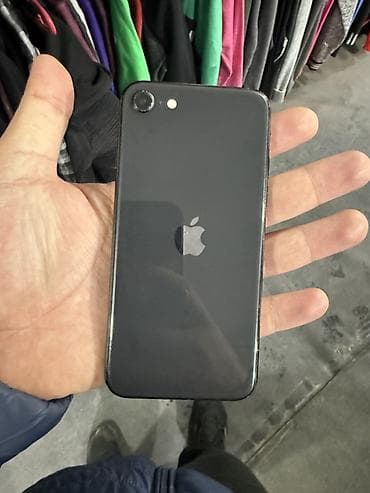 IPhone SE 2020, Черный, Защитное стекло