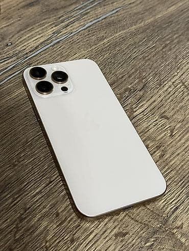 Техника и электроника: IPhone 16 Pro Max, Б/у, 256 ГБ, Desert Titanium, 91 % — 1