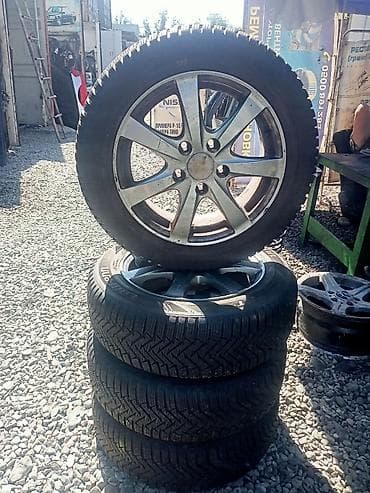 диски для авто: Колеса в сборе 215 / 60 / R 15, Зима, Б/у, Комплект, Легковые, Литые, отверстий - 5 — 2