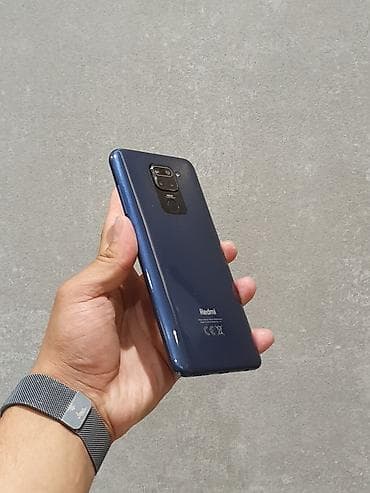 traid in: Redmi, Redmi Note 9, Б/у, 64 ГБ, цвет - Синий, 2 SIM — 4