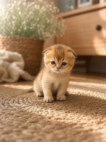 кошка британец: Порода: шотландский вислоухий (Scotish Fold), окрас — золотой — 5