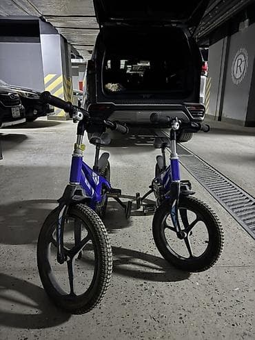 Детские велосипеды: Детские беговелы (2 штуки), фиолетовые. - Колеса: большие, литые, с — 1