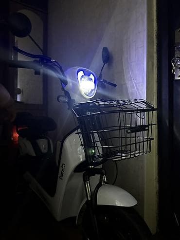 daewoo matiz 2002: Электроскутер Panda (белый) - Компактный городской электроскутер с — 1