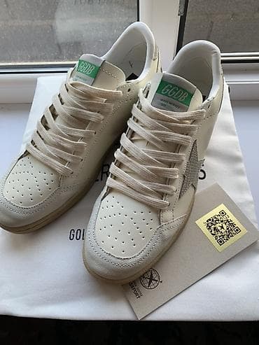 Жеке буюмдар: Эркектердин кроссовкасы, 39, 40, 41, Golden Goose, Жаңы, түсү - Ак, Өзү алып кетүү, Акысыз жеткирүү, Акылуу жеткирүү — 1