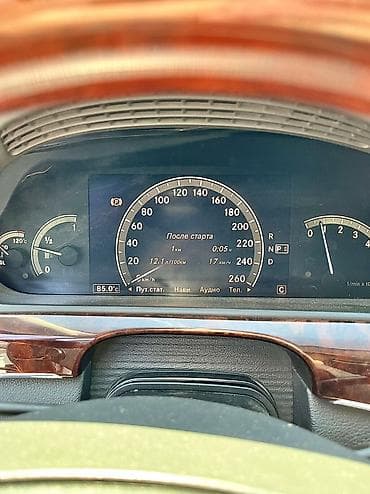 Транспорт: Mercedes-Benz S-Class: 2007 г., 5 л, Автомат, Бензин, Седан — 6