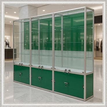 Соода жабдуулары: Прилавок витрина, витрина стеклянная, торговые витрины металлические — 4