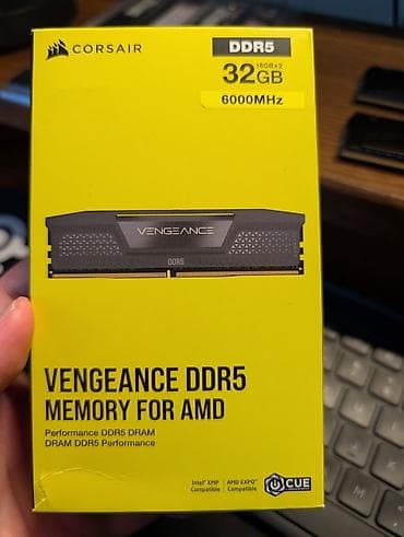 inter core i5: Оперативная память (RAM) для ПК, Б/у, Corsair, 32 ГБ, DDR5, 6000 МГц — 1