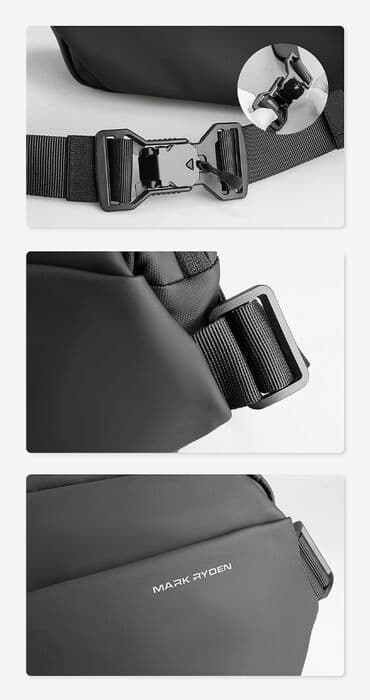 сумку для ноутбука и документов: Cлинг сумка Mark Ryden Mike MR8368 Арт.3087 Мужская черная сумка с — 5