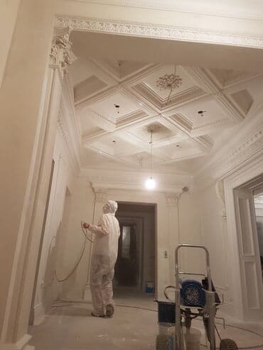 Покраска стен, Покраска потолков, Декоративная покраска, На масляной основе, На водной основе, Больше 6 лет опыта