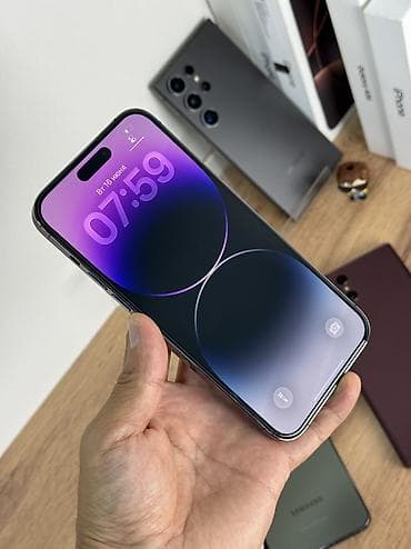 second tech: IPhone 14 Pro Max, Б/у, 512 ГБ, Deep Purple, Защитное стекло, Чехол, 85 % — 4