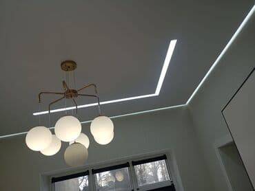 трековые светильник: Натяжной потолок Матовое Бесплатный замер, Монтаж, Демонтаж — 20