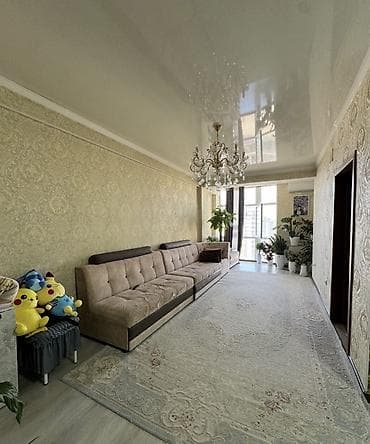 мкр джал: 2 комнаты, 55 м², 12 этаж, Евроремонт — 2