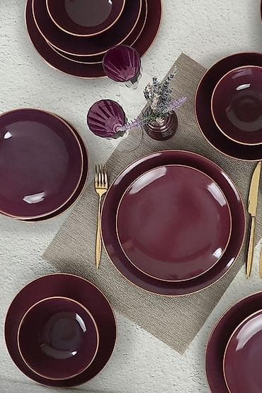 Наборы посуды для сервировки и готовки - Столовые сервизы: глубокий