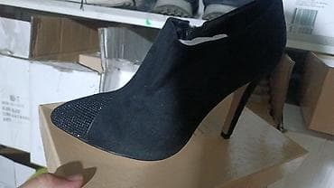 обувь лолита: Ботинки, 37, AURA SHOES, Новый, цвет - Черный, Самовывоз — 1