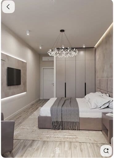 квартира бишкек на длительный срок: 2 комнаты, 53 м², Без мебели — 2