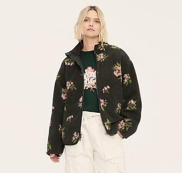 теч флис: Флисовая куртка с молнией и воротником-стойкой - Универсальный крой — 4