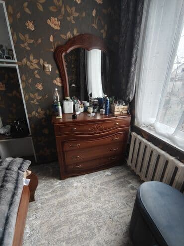 садовый дом: Спальный гарнитур, Б/у, Шкаф, Белоруссия, Дерево, Самовывоз, цвет - Коричневый — 6