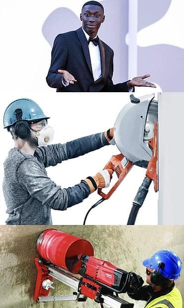 Сверление, бурение: Алмазное сверление и резка бетона/кирпича - Выполняем алмазное — 1