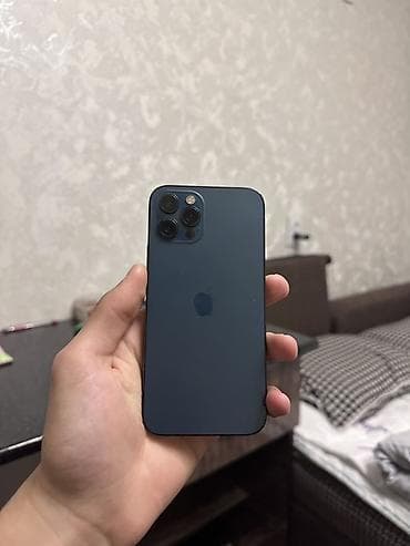 color 21052005: IPhone 12 Pro, Б/у, 128 ГБ, Pacific Blue, 73 % — 1