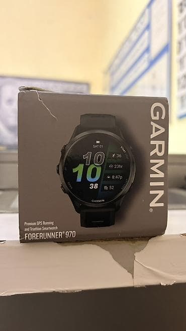 garmin forerunner 55: Garmin Forerunner 970 — премиальные GPS-часы Цапфир стекло титановый — 1