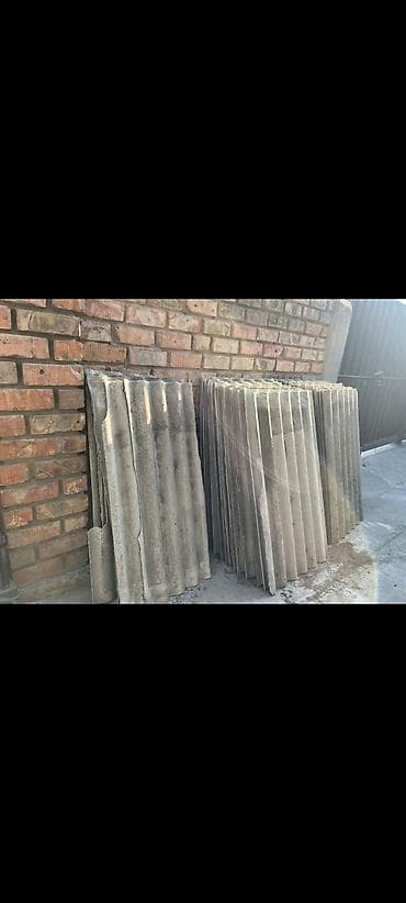 Шифер, Асбестоцементный, Плоский at lalafo.kg Шифер, Асбестоцементный, Плоский