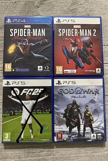 Видеоигры и приставки: Miles Morales - 1500 Spider man 2 - 2500 Ragnarok- 1500 FC 25 - продан — 1