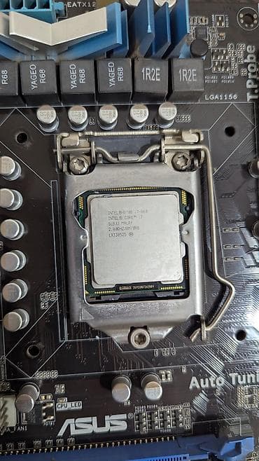 Настольные ПК и комплектующие: Материнская плата для ПК, Б/у, Asus, LGA1156, ATX — 5