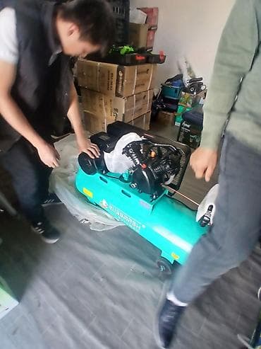 советский компрессор: Поршневой приводной компрессор RUSSMASH 100 - Тип: ременной поршневой — 3