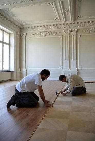 Сантехнические работы: Профессиональная укладка ламината и плинтуса. - Монтаж ламината — 3