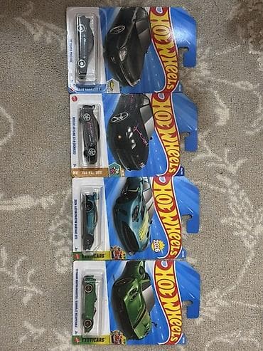 Набор коллекционных машинок Hot Wheels (blister-карточки, масштаб lalafo.kg да Набор коллекционных машинок Hot Wheels (blister-карточки, масштаб