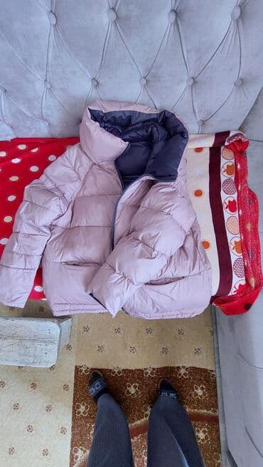 чебурашка бишкек: Двусторонняя стильная куртка оверсайз. Подойдёт на 46-48-50. Отличное — 1